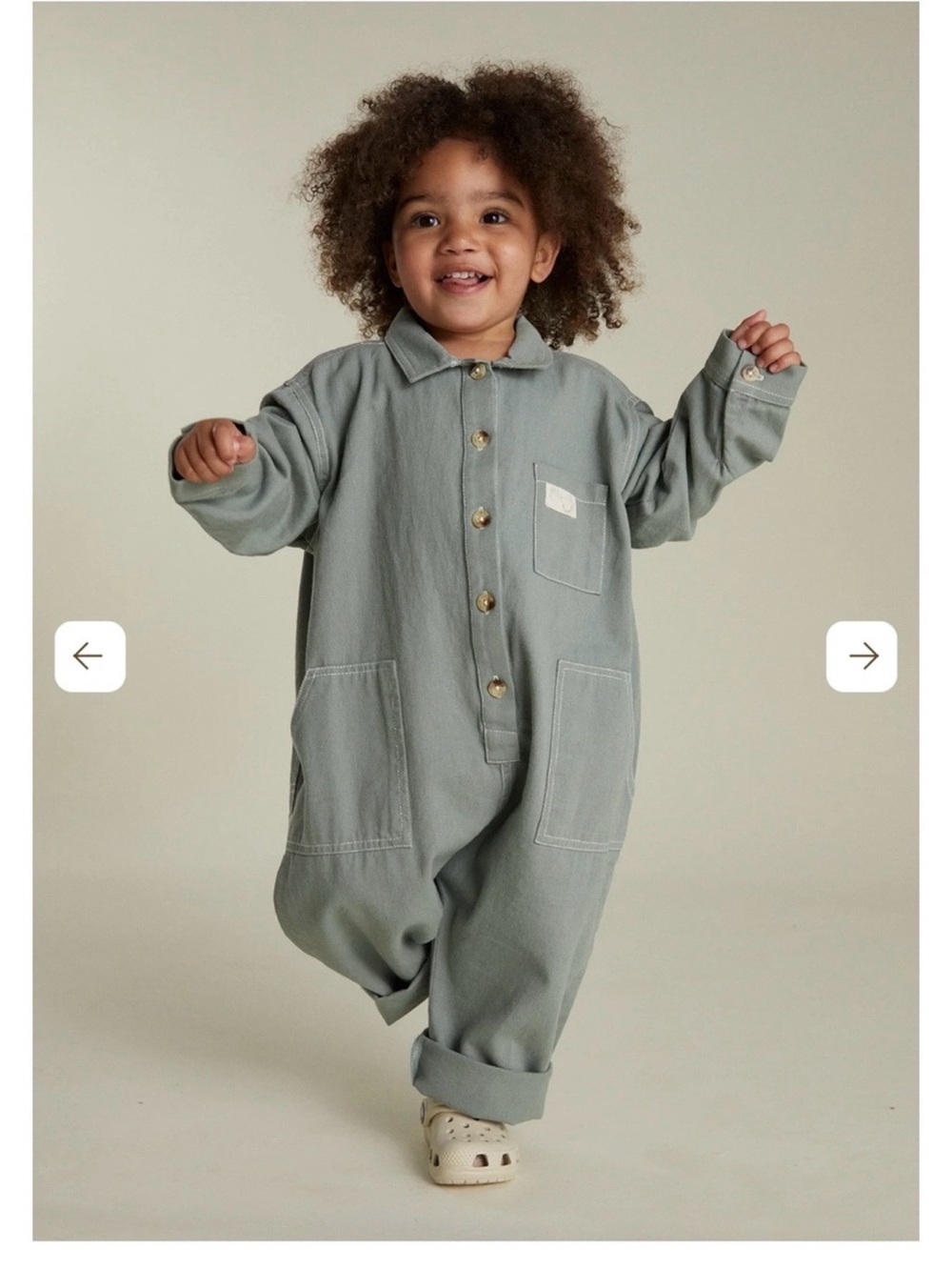 Claude & Co Cozy Sage One-Piece Bodysuit for Kids